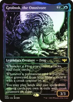 Grolnok, the Omnivore (Showcase) R Innistrad: Crimson Vow 324 FOIL Near Mint - Image 1