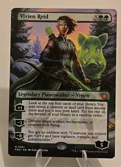 Vivien Reid (Borderless) MTG Foundations Regular - Image 1