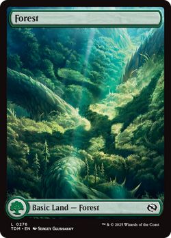 Forest (0276) [Tarkir: Dragonstorm] Magic MTG - Image 1