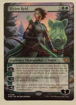 Vivien Reid Borderless - Mythic - Foundations MTG Magic the Gathering - Image 1
