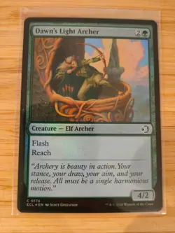 MTG Dawn's Light Archer (FOIL) 0174 Lorwyn Eclipsed M/NM Free UK P&P - Image 1