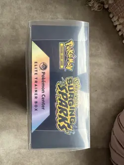 Pokemon TCG Surging Sparks Pokemon Center Elite Trainer Box Sealed ETB with Case - Image 3