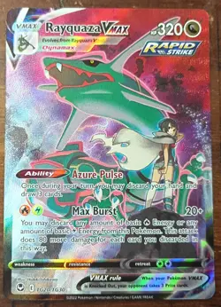 Pokemon TCG Rayquaza VMAX TG20/TG30 Swsh12: Silver Tempest Holo Mint Condition - Image 1