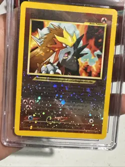 Pokemon TCG Entei Wizards Black Star 34 Holo Promo CGC 10 PSA Swirl + 555 Serial - Image 3