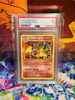 2016 Pokemon XY Charizard 11/108 Evolutions Holo, (PSA NM 7) - Image 1