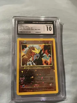 Pokemon TCG Entei Wizards Black Star Promos 34 Holo Promo CGC 10! PSA - Image 2