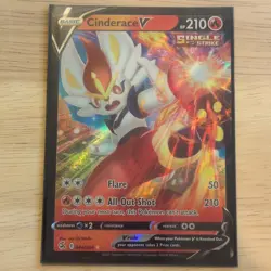 Pokemon Cinderace V Single Strike 044/264 Fusion Strike Ultra Rare Holo 210HP - Image 1