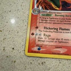 2006 Pokemon Typhlosion Black Star Promo Holo #034 - Image 3