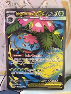 Mega Venusaur Ex 155/132 Full Art Pokemon Mega Evolutions Base ENG Near Mint - Image 1