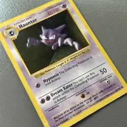 Pokemon TCG Haunter Shadowless 29/102 Base Set 1999 - Image 1