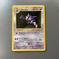 Pokemon TCG Haunter Shadowless 29/102 Base Set 1999 - Image 2