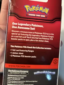Pokemon TCG | Knock Out Collection | Kyogre Promo | Factory Sealed! - Image 2