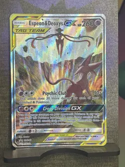 Espeon Deoxys GX Tag Team SM240 Pokemon Promo English NM - Image 1