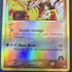 Pokemon Team Magma's Rhyhorn EX Team Magma vs Team Aqua Reverse Holo 38/95 - Image 4