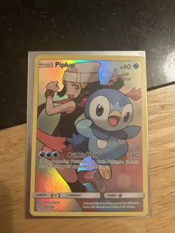Piplup - 239/236 - Pokemon Cosmic Eclipse Sun & Moon Secret Rare Card - Image 1