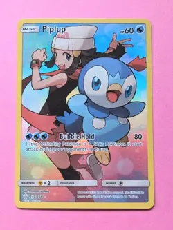 Piplup - 239/236 - Pokemon Cosmic Eclipse Sun & Moon Secret Rare Card LP - Image 1