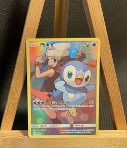 Piplup - 239/236 - Pokemon Cosmic Eclipse Sun & Moon Secret Rare Card NM - Image 1