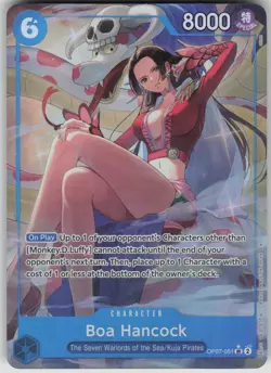 One Piece TCG Boa Hancock Alternate Art Promo OP07-051 - Image 1