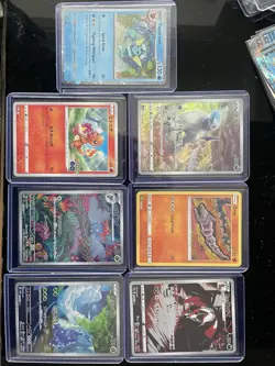 Pokemon Card Job Lot - Japanese & English - Lugia V SR, Ogerpon Gold, 151 ARs - Image 1