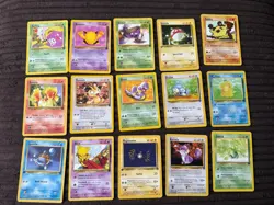 Pokemon Vintage Card Bundle Job Lot Base Set Team Rocket 1999 First Edition Mix - Image 1