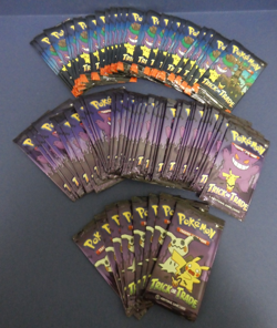LOT OF 78 NEW, UNOPENED POKEMON HALLOWEEN TRICK OR TRADE 2022-2024 GAME CARDS - Image 1