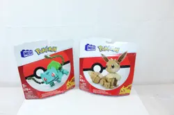 Pokemon Mega Lot of 2 - Build & Show Bulbasaur's 175PC & Eevee 215PC Age 7+ - Image 2