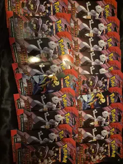 19x Pokemon Destined Rivals Sealed Sleeved Booster Pack Lot Of 19 - Image 1