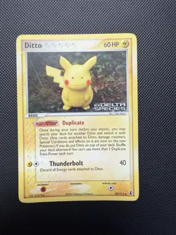 Ditto (Pikachu) Reverse Holo EX Delta Species 39/113 - MP - Pokemon TCG - Image 1