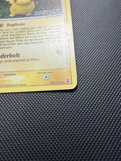 Ditto (Pikachu) Reverse Holo EX Delta Species 39/113 - MP - Pokemon TCG - Image 4