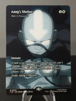 0007 Aang's Shelter Teferi's Protection Borderless Magic The Gathering Avatar - Image 1