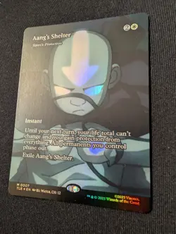 MTG Aang’s Shelter (Teferi’s Protection) 0007 Foil (Borderless) Avatar TLE NM - Image 3