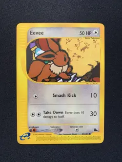 Pokemon Eevee 54/144 Skyridge Common E-reader Card LP - Image 1