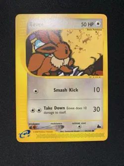 Pokemon Eevee 54/144 Skyridge Common E-reader Card LP - Image 2