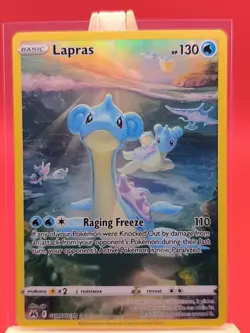 Lapras GG05/GG70 Crown Zenith Galarian Gallery Ultra Rare Pokemon Card * New - Image 1
