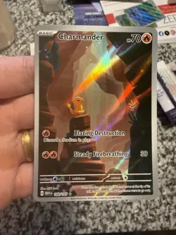 Pokemon TCG Charmander 168/165 SV Scarlet & Violet 151 Card NM Condition - Image 1