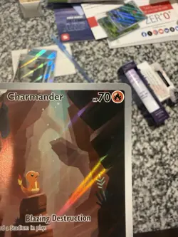 Pokemon TCG Charmander 168/165 SV Scarlet & Violet 151 Card NM Condition - Image 3
