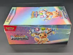 Pokemon SV8.5 Prismatic Evolutions Sealed Booster Bundle Display Case - Image 5