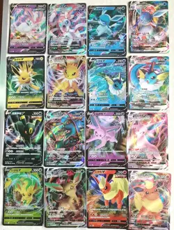 Pokemon Glaceon Sylveon Leafeon Umbreon Vaporeon Jolteon Espeon Holo 16 Card NM - Image 1