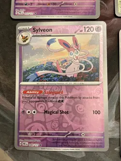 PRISMATIC EVOLUTIONS 9 Card Set NM Eeveelutions Umbreon Sylveon Reverse Holo - Image 2