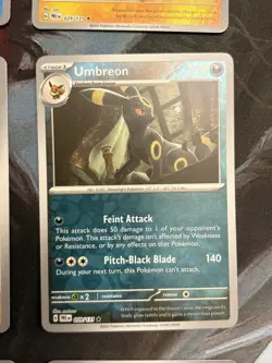 PRISMATIC EVOLUTIONS 9 Card Set NM Eeveelutions Umbreon Sylveon Reverse Holo - Image 5