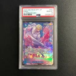 One Piece Japanese OP11-051 A Fist of Divine Speed Sanji Alt Art PSA 10 - Image 1