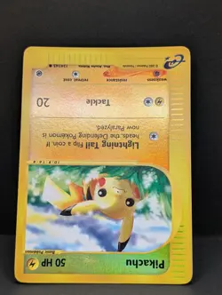 Pikachu 124/165 Expedition Base Set Reverse Holo Rare Pokemon TCG LP - Image 4