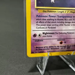 Pokemon TCG Haunter 6/62 Fossil Unlimited Holo Rare WOTC - Image 5
