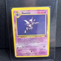 Haunter Pokemon TCG 1999 Fossil Set Holo Card 6/62 1999 WOTC S3 - Image 1