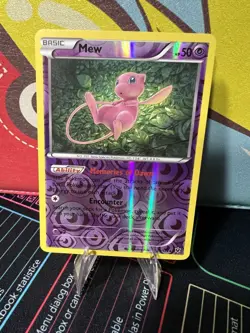 Pokemon TCG - 2016 Mew 29/124 - XY Fates Collide - Reverse Holo - LP - Image 1
