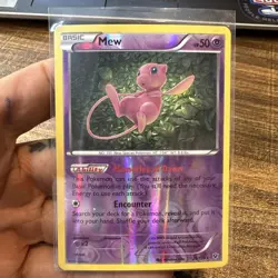 2016 Pokemon XY Fates Collide Mew Reverse Holo 29/124 - Image 1