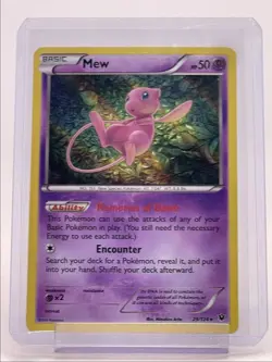 MEW 2016 POKEMON XY FATES COLLIDE RARE HOLO 29/124 Q5842 - Image 1