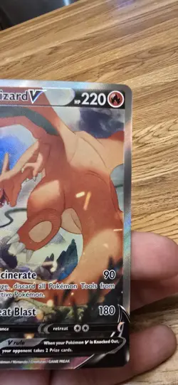 Pokemon TCG SWSH09 Brilliant Stars #154/172 Charizard V Alternate Full Art - Image 2