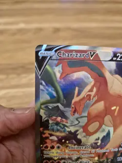 Pokemon TCG SWSH09 Brilliant Stars #154/172 Charizard V Alternate Full Art - Image 3