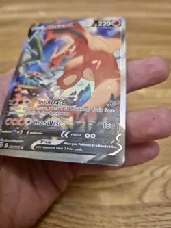 Pokemon TCG SWSH09 Brilliant Stars #154/172 Charizard V Alternate Full Art - Image 4